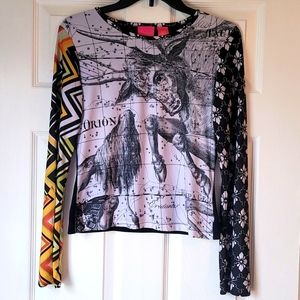 EUC- Contemporary Long Sleeve Blause/Top!